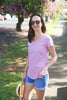 Lilac breastfeeding t-shirt