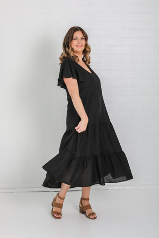 BRONTE T-SHIRT DRESS 2.0 BLACK