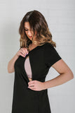 BRONTE T-SHIRT DRESS 2.0 BLACK
