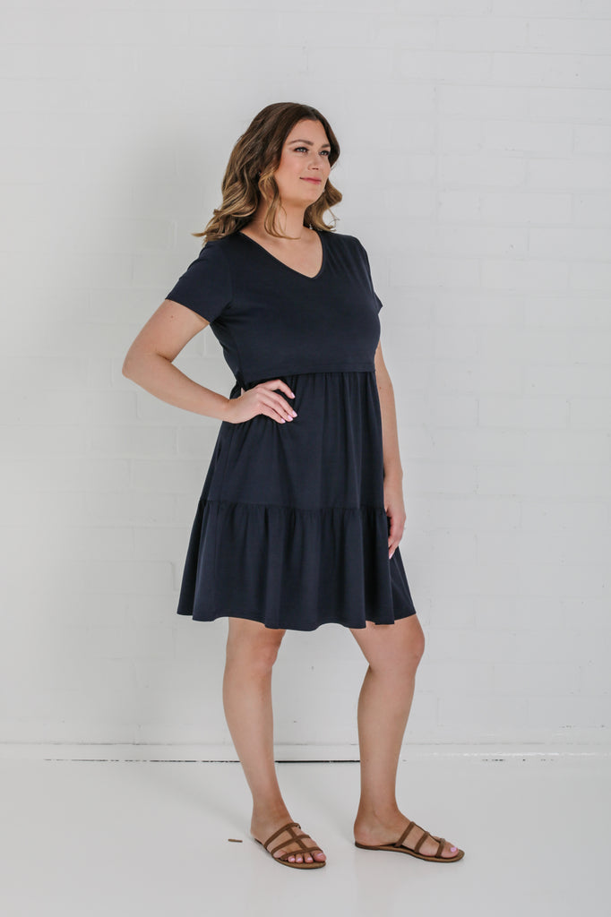 ARABELLA DRESS NAVY